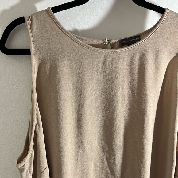 Vince Camuto Beige Sleeveless Dress - Picture 6 of 10